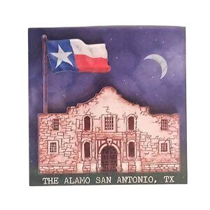 The Alamo San Antonio Texas Fridge Magnet Travel Souvenir
